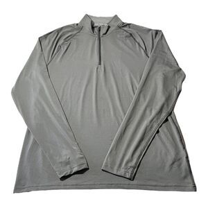 C9 Champion Duo Dry Moisture Wicks Stretch Gray 1/4 Zip Sweater Women’s Size L